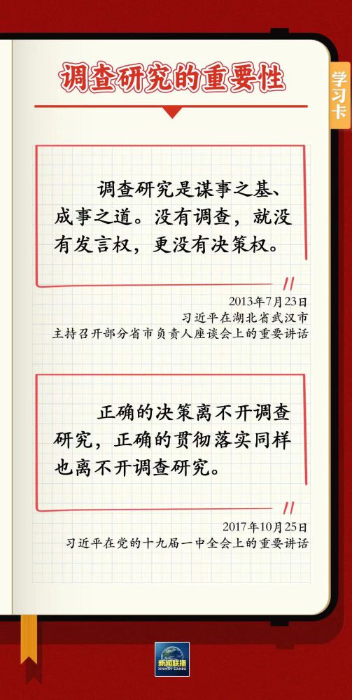 學習卡丨如何深入調(diào)查研究？跟總書記學習“五字訣”